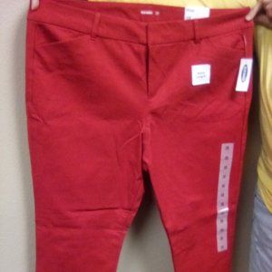 Brand New, Red Old Navy Pants